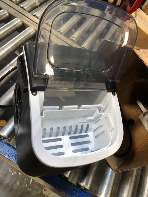Photo 1 of COWSAR Ice Makers Countertop, Portable Ice Maker Machine with Self-Cleaning, 26.5lbs/24Hrs, 6 Mins/9 Pcs Bullet Ice, Ice Scoop and Basket, Handheld Ice Maker for Kitchen/Home/Office/Party Countertop Ice Maker 26.5LBS / 24H 1