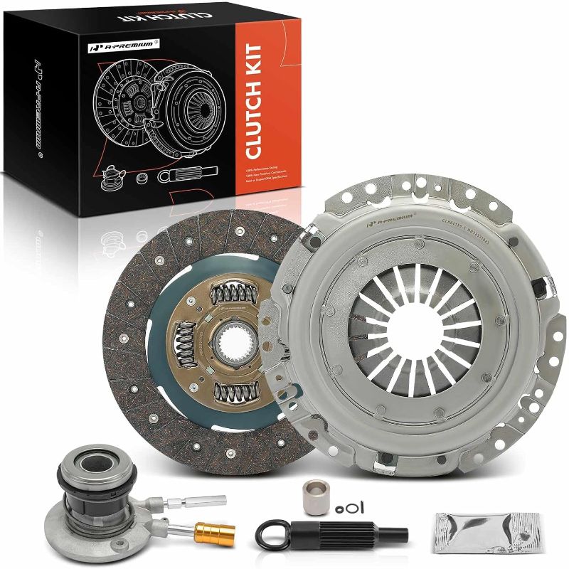 Photo 1 of A-Premium Transmission Clutch Kit with Clutch Slave Cylinder Compatible with Chevrolet S10 1996-2003 2.2L & GMC Sonoma 1996-2003 2.2L & Isuzu Hombre 1996-2000 2.2L, Replace# L04155, 624280677
