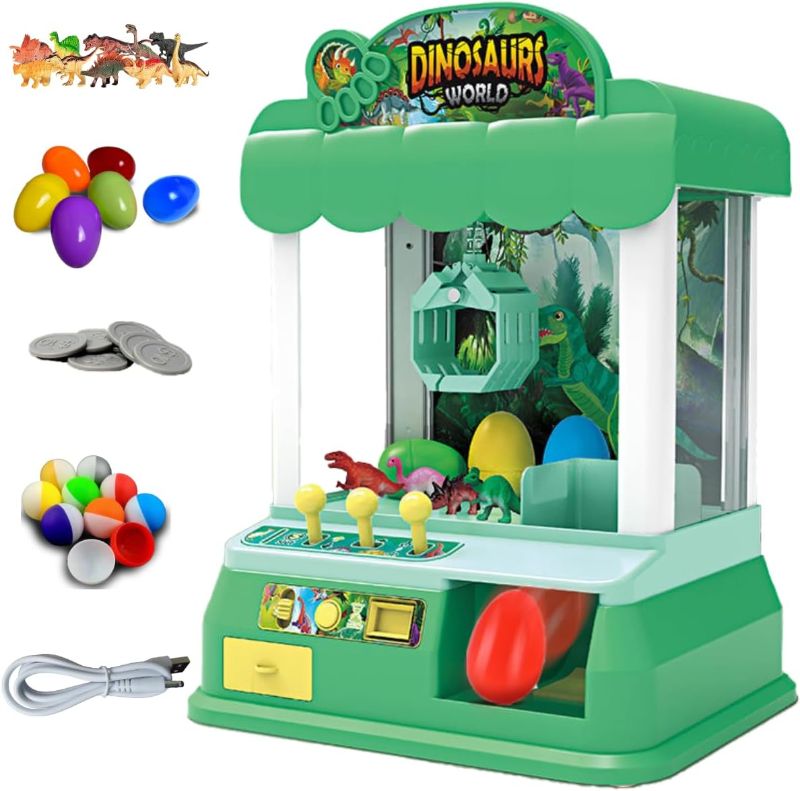 Photo 1 of ANBURI Dinosaur Claw Machine, Large Claw Machine for Kids, Dinosaur Toys Games for Kids 3-5 5-7, 3 4 5 6 7 8 Year Old boy Birthday Gift Ideas, Vending Machine Toys for Tiny Stuff
