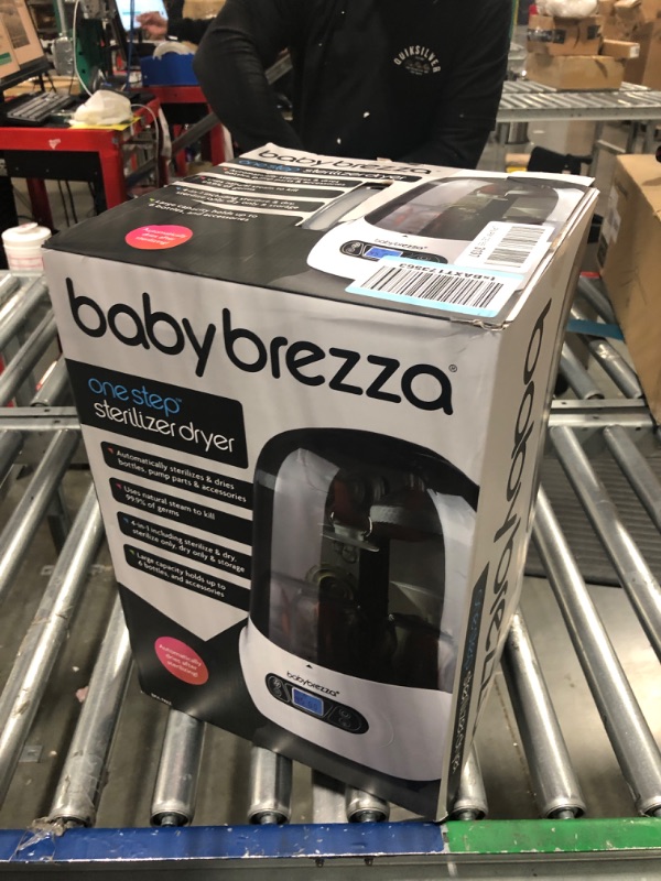 Photo 2 of Baby Brezza Baby Bottle Sterilizer and Dryer Machine – Electric Steam Sterilization - Universal Fit - Pacifiers, Glass, Plastic, and Newborn Feeding Bottles