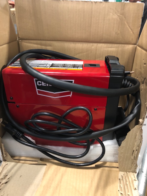 Photo 4 of Lincoln Electric FC90 Flux Core Wire Feed Welder and Gun, 90 Amp, 120V, Inverter Power Source for Easy Operation, Portable Shoulder Strap, Best for Small Welding Jobs