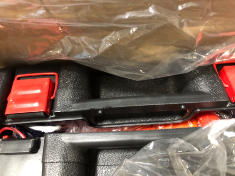 Photo 1 of E-HEELP Electric Car Jack Kit 5Ton 12V Hydraulic Car Jack Lift (Lifting Range: 6.1~17.7 inch) with Electric Impact Wrench for SUV MPV Sedan Truck Change Tires Garage Repair 17.7 in Orange