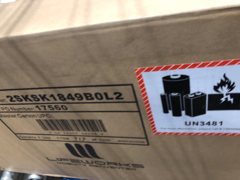 Photo 1 of Skullcandy Barrel Bluetooth Boombox Speaker – Water-Resistant Wireless Portable Speaker, with LED Lightshow Mode, 12 Hour Battery, Multi-Link, & USB-C & USB-A Output Charging Black