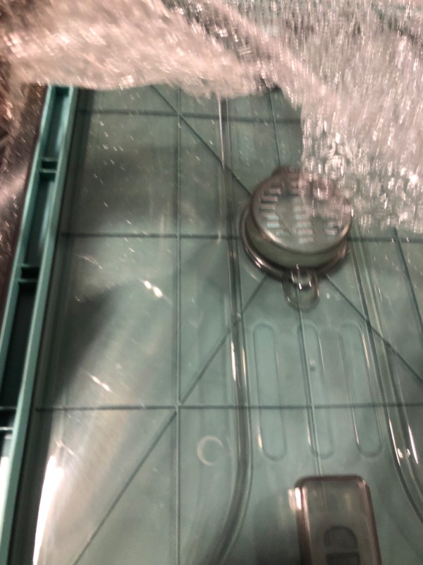 Photo 1 of Sineda 5 Pack Storage Bins with Lids - 19 Gallon Collapsible Storage Bins with Wheels and Door, Stackable Storage Bins for Clothing, Blankets, Books, Bedding and Toys.(19 Gal-4Pack, Green) 19Gal - 5Pack Green