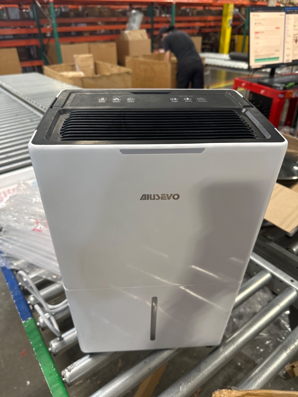 Photo 3 of 1500 Sq.ft Dehumidifiers for Home Basements, Aiusevo 22 Pint Dehumidifier Room, with Auto and Manual Drainage, Intelligent Humidity Control, 3 Operation Modes, Ideal RV, Bathroom
