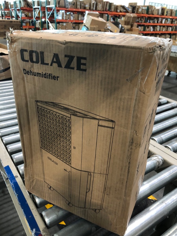 Photo 2 of **Similar Item* 2000 Sq. Ft 30 Pints Dehumidifiers for Home or Basements with Drain Hose, COLAZE Dehumidifiers for Large Room with Auto or Manual Drainage, 24 Hours Timer, 0.66 Gallon Water Tank, Auto Defrost, Dry Clothes Continuous Drain Functions