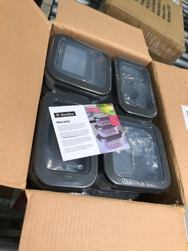 Photo 3 of 40-Piece Airtight Food-Storage Containers With Lids BPA-Free Durable Plastic Food-Containers Set - 100% Leakproof Guaranteed - Freezer, Microwave & Dishwasher-safe - Leftover, Meal Prep Etc (Gray)