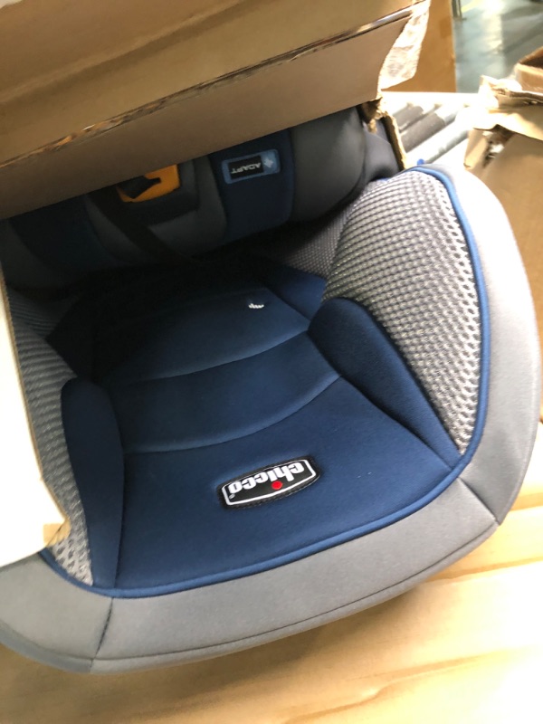 Photo 3 of Chicco KidFit Zip Plus 2-in-1 Belt-Positioning Booster Car Seat, Backless and High Back Booster Seat, For children aged 4 years and up and 40-100 lbs. | Seascape/Blue KidFit Zip Plus Seascape/Blue