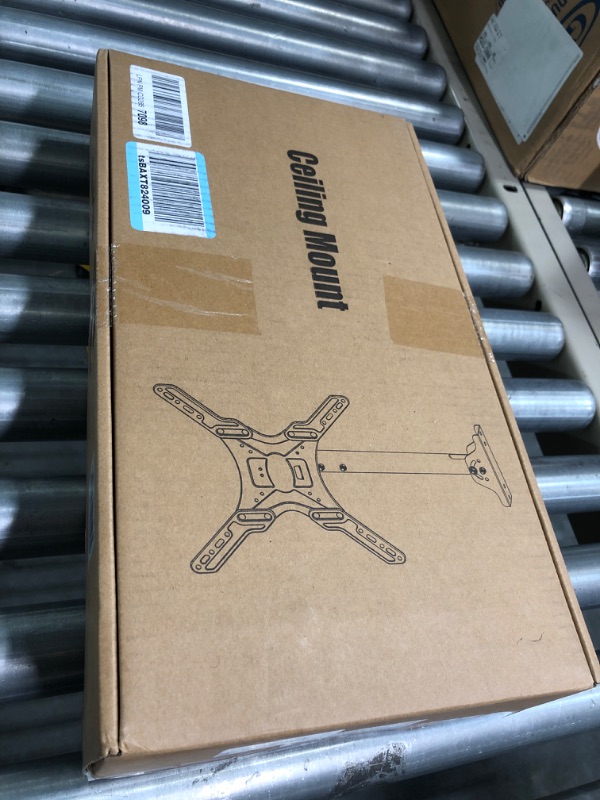 Photo 1 of ELIVED Ceiling TV Mount Fits Most 26-65 Inch LED, LCD OLED Flat Screen TVs, Full Motion Height Adjustable TV Mount Bracket, Swivel and Tilt TV Bracket, Max VESA 400x400mm, Holds up to 99 lbs.