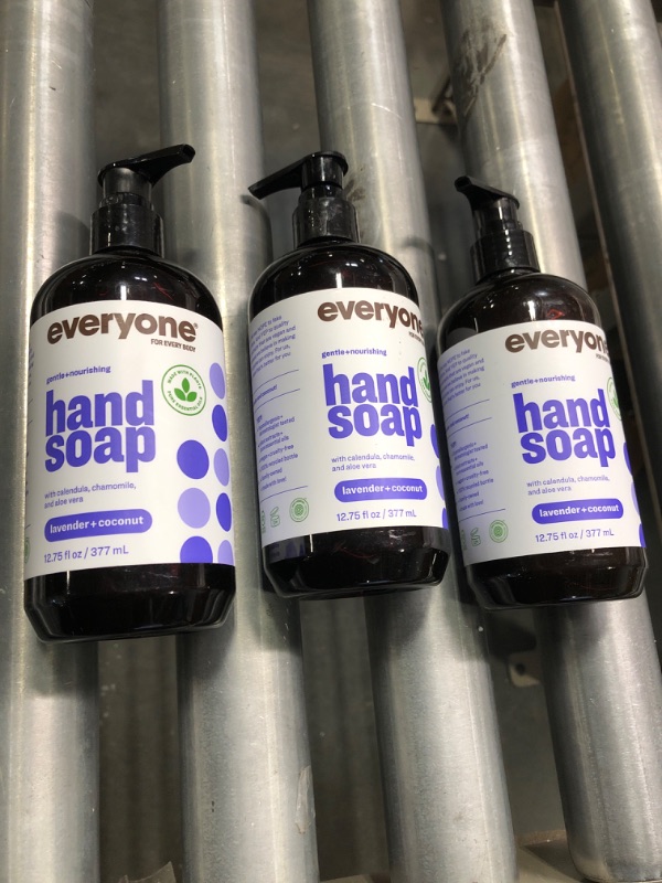Photo 2 of 3 pack - Everyone Hand Soap, Lavender plus Coconut, 12.75 Ounce
