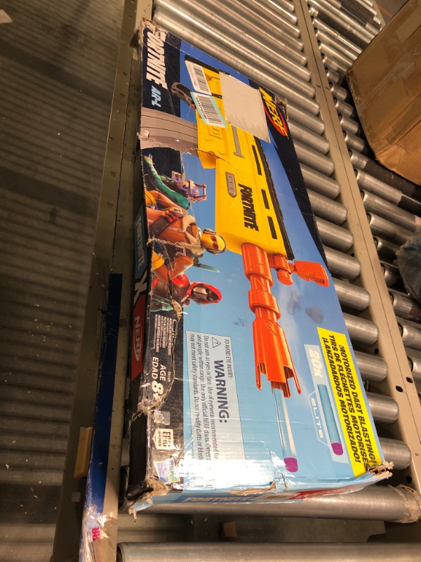 Photo 1 of NERF Fortnite AR-L Elite Dart Blaster -- Motorized Toy Blaster, 20 Official Fortnite Elite Darts, Flip Up Sights -- for Youth, Teens, Adults Standard
