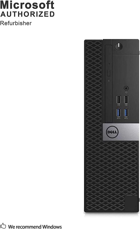 Photo 1 of Dell OptiPlex 7040 Small Form Factor PC, Intel Quad Core i7-6700 up to 4.0GHz, 16G DDR4, 512G SSD, Windows 10 Pro 64 Bit-Multi-Language Supports English/Spanish/French (Renewed)