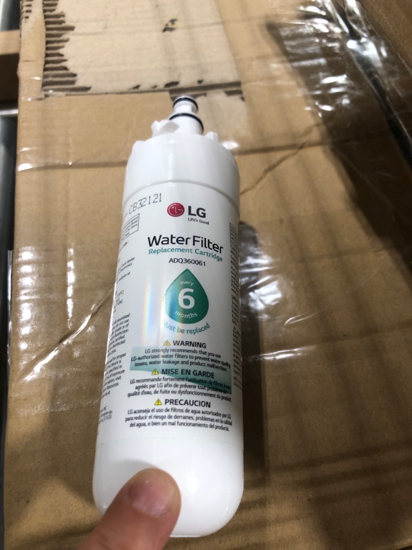 Photo 2 of LG Filters LG Original OEM Refrigerator Water Filter Part ADQ36006101 6 Month / 200 Gallon Capacity