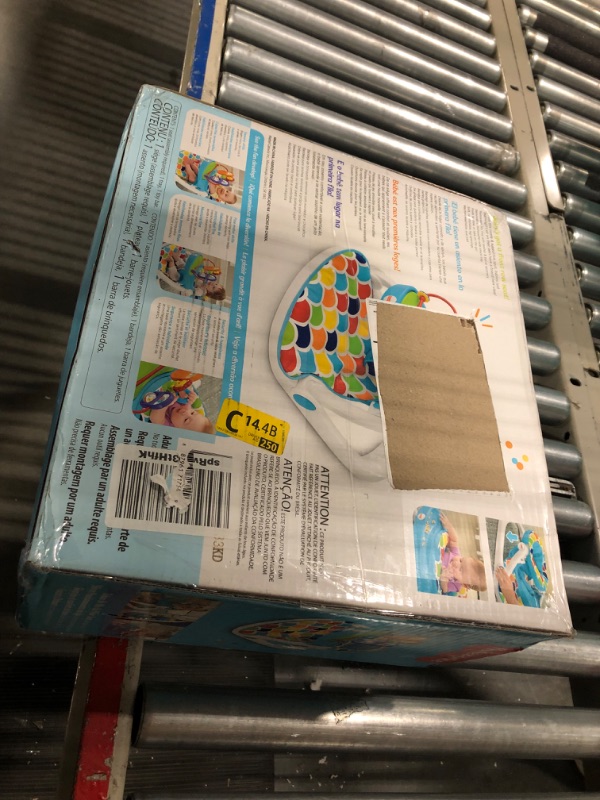 Photo 1 of Fisher-Price Deluxe Sit-Me-Up Floor Seat with Toy-Tray Happy Hills