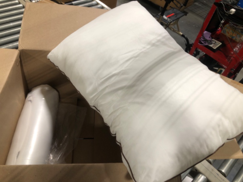 Photo 1 of 2 queen sized pillows 