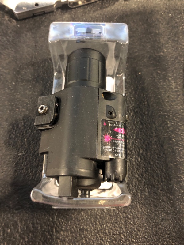 Photo 3 of Tacticon Armament Firefly V1 Red or Green Laser Flashlight with Charger | Combat Veteran Owned Company | Picatinny Rail Mount and Tail Switch | Rifle or Hand Gun Red-Laser