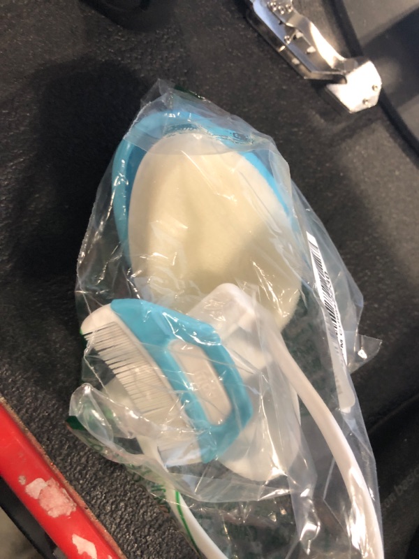 Photo 1 of Frida Baby The 3-Step Cradle Cap System | DermaFrida The FlakeFixer | Sponge, Brush, Comb and Storage Stand for Babies with Cradle Cap 3-Step Flake Fixer System