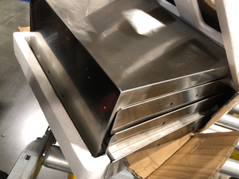 Photo 1 of Rice Noodle Rolls Machine 2-layer 304 Stainless Steel Steamed Vermicelli Roll Steamer Cantonese Cuisine Household Cookware with Removable Lid Changfen Cookware Kitchen Food Steamer 1tray with hole 2 Tiers + 1 tray with hole