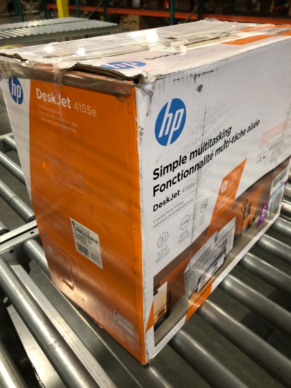 Photo 2 of ***MISSING USB CABLE***

HP DeskJet 4155e Wireless Color All-in-One Printer & 67XL Tri-Color High-Yield Ink Cartridge | 3YM58AN & 67XL Black High-Yield Ink Cartridge | 3YM57AN Printer + Tri-color Ink + Black Ink