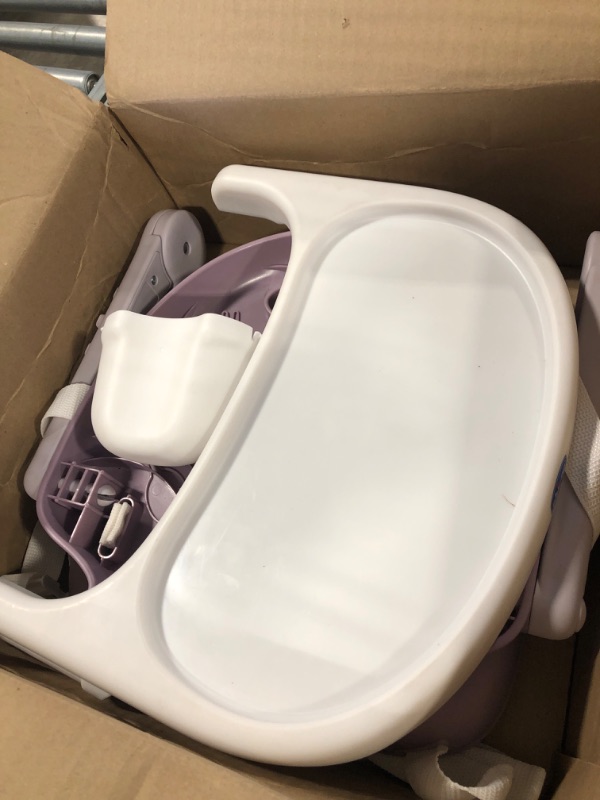 Photo 3 of Chicco Pocket Snack Booster Seat, Lavender