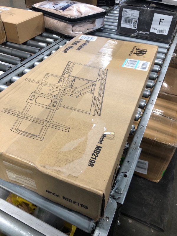 Photo 1 of Mounting Dream TV Wall Mount with Sliding Design for Most 42-86" TV, Full Motion TV Mount with Swivel Articulating Dual Arms, Easy for TV Centering, Max VESA 600x400mm, 132 lbs, MD2198