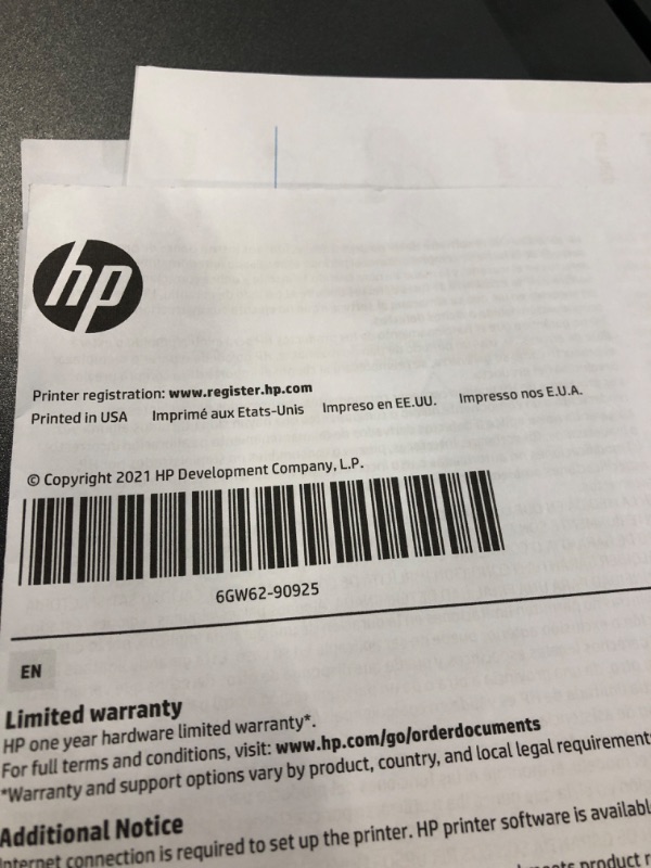 Photo 4 of HP Laserjet Pro MFP 3101fdw Wireless Black & White Printer with Fax