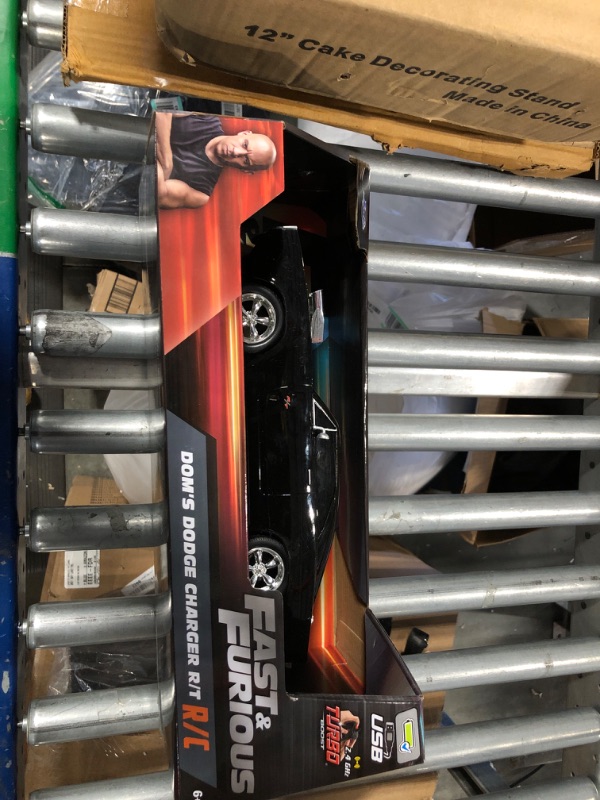Photo 1 of Jada Toys Fast & Furious 1:16 1970 Dodge Charger RT Remote Control Car 2.4 GHz Black, Toys for Kids and Adults, Glossy Black (97584)