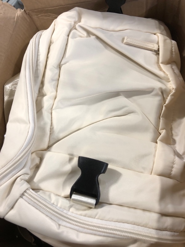 Photo 1 of VGCUB Large Travel Backpack for Women Men, Carry on Backpack Airline Approved Gym Backpack Waterproof Business Laptop Daypack,  Beige