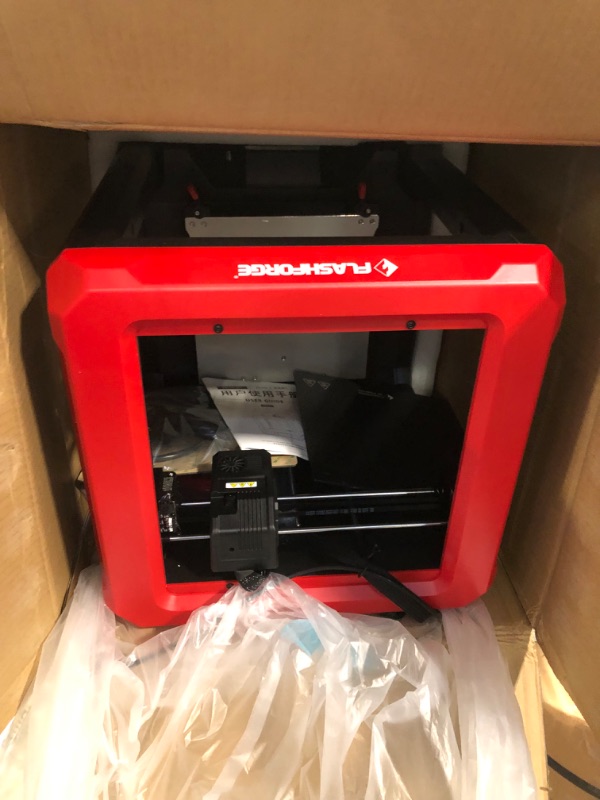 Photo 2 of Flashforge 3D Printer Finder 3 Glass Heating Bed with Removable PEI Surface and Magnetic Platform, Fully Assembled, Large FDM 3D Printers with 7.5" x 7.7" x 7.9" Printing Size