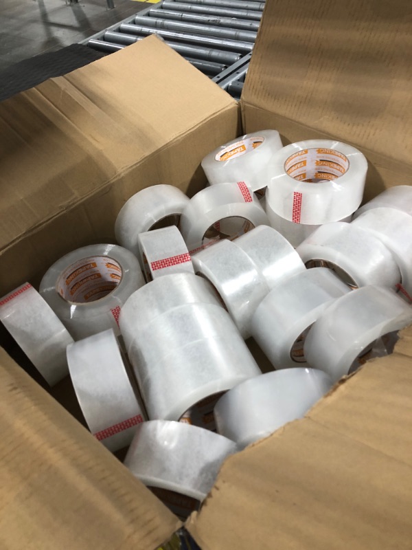 Photo 3 of Tape King Clear Packing Tape - XL 110 Yards Per Roll (36 Rolls) - 1.88 Inch Wide Stronger & Thicker 2.7mil, Heavy Duty Adhesive Industrial Depot Tape for Moving Packaging Shipping and Commercial 36 Rolls XL (110 yd./ 2" Wide) 36