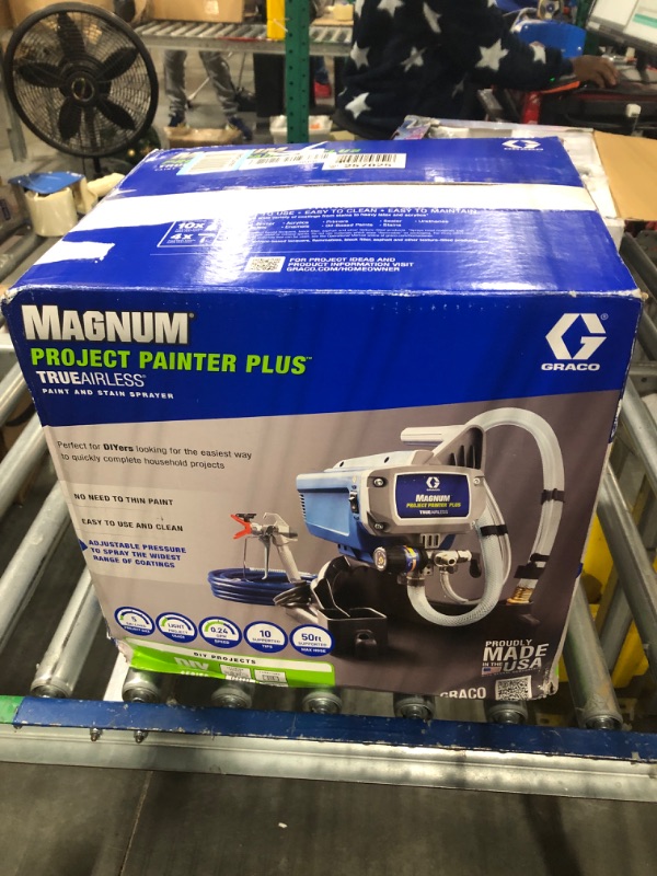 Photo 2 of ********* NEEDS CLEANED AND IS SLOW ********  Graco Magnum 257025 Project Painter Plus Paint Sprayer, Multicolor