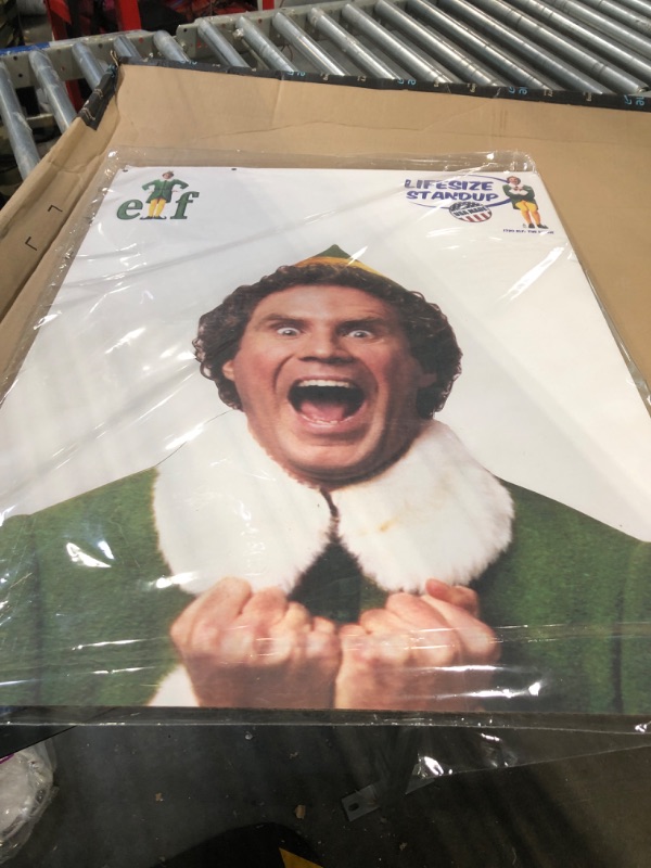 Photo 2 of Advanced Graphics Buddy The Elf Excited Life Size Cardboard Cutout Standup - Elf (2003 Film) Buddy "Excited"