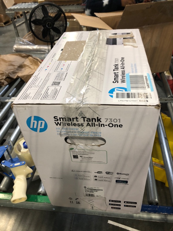 Photo 2 of HP Smart -Tank 7301 Wireless All-in-One Cartridge-free Ink Printer, up to 2 years of ink included, mobile print, scan, copy, automatic document feeder (28B70A)