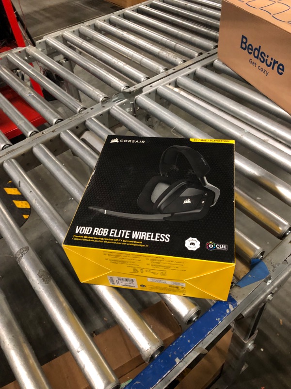 Photo 3 of Corsair Void RGB Elite Wireless Premium Gaming Headset with 7.1 Surround Sound - Discord Certified - Works with PC, PS5 and PS4 - Carbon (CA-9011201-NA), Black VOID RGB ELITE WIRELESS Black