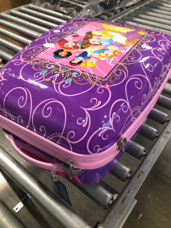 Photo 4 of American Tourister Kids' Disney Hardside Upright Luggage, Princess 2, 16" 16" Princess 2