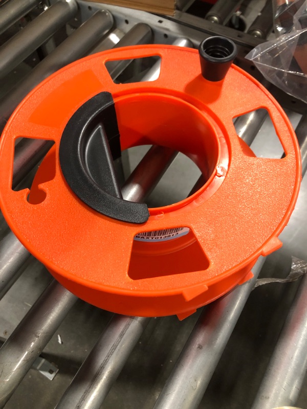 Photo 3 of bayco kw-110 cord storage reel with center spin handle, 100-feet,orange