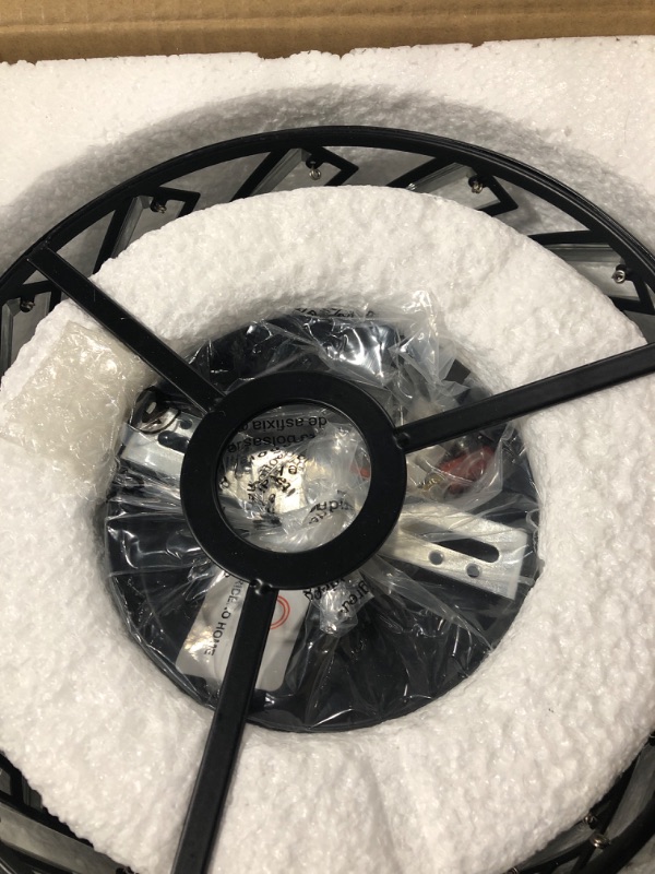 Photo 1 of FRIDEKO HOME Light Fixtures Ceiling Mount - Black Hallway Light Fixtures Ceiling Crystal Semi Flush Mount Ceiling Light Bedroom Ceiling Lights for Kitchen Living Room Bathroom Porch 8.86 inch Ceiling Light