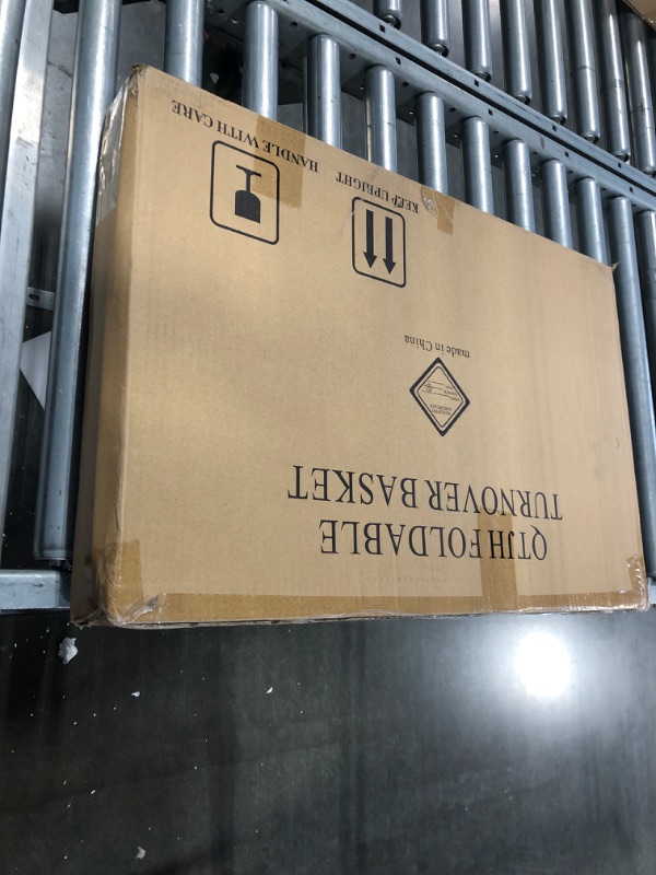 Photo 1 of Collapsible Storage Bin Containe?52 Liter Transferheavy duty plastic storage box,milk crates heavy duty Transit storage of various items gray (1)