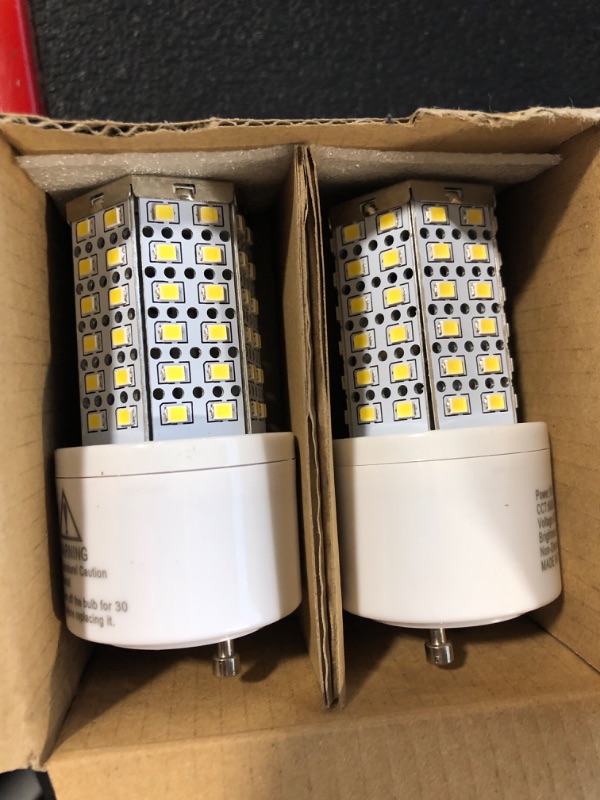 Photo 2 of 4-Pack (23W CFL Equivalent) 10W GU24 Base 2 Prong LED Light Bulbs, 1500 Lumens 6000K Mini Twist Lock Bulb,120-277 Voltage-4Pack 4 PACK 10W 6000k