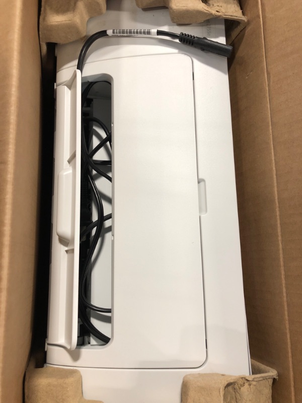 Photo 1 of HP DeskJet 2755e Wireless Color All-in-One Printer with bonus 6 months Instant Ink (26K67A), white