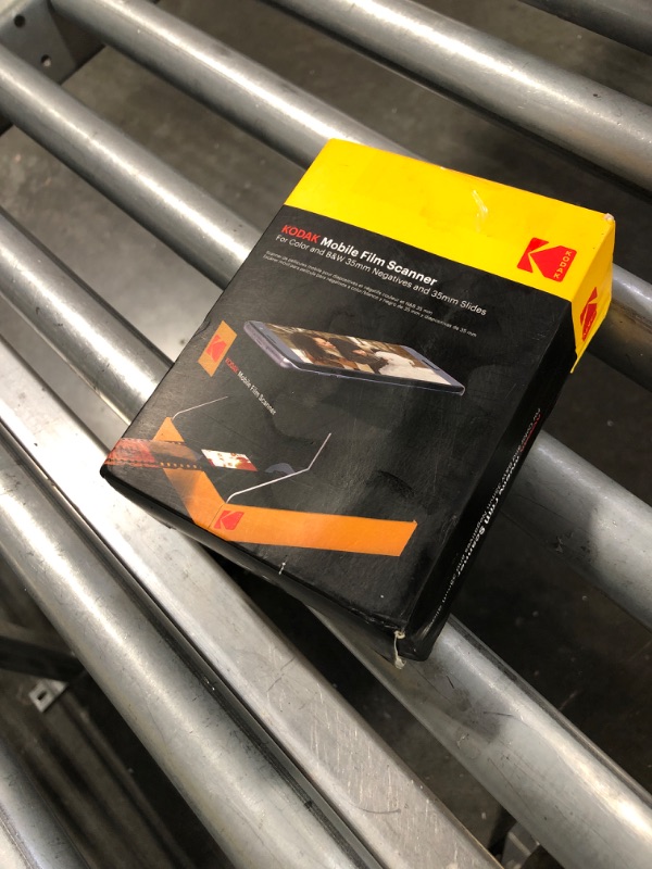 Photo 1 of KODAK Mobile Film Scanner - Fun Novelty Scanner Lets You Scan and Play with Old 35mm Films & Slides Using Your Smartphone Camera - Cardboard Platform & Eco-Friendly Toy LED Backlight