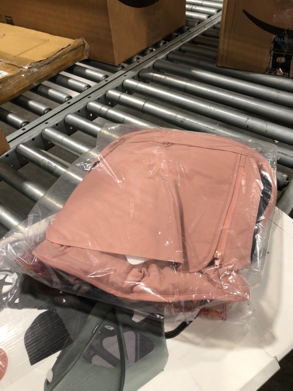 Photo 3 of Bugaboo Donkey Breezy Sun Canopy Stroller Accessory with UPF 50+ Sun Protection and Ventilation Panels, Morning Pink