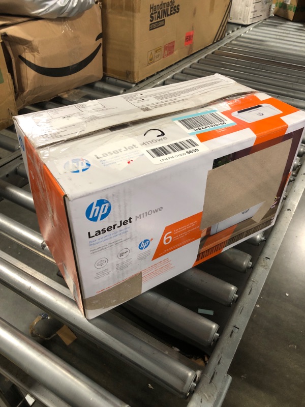 Photo 2 of HP LaserJet M110we Wireless Black and White Printer with HP+ and Bonus 6 Months Instant Ink (7MD66E) New Version: HP+, M110we