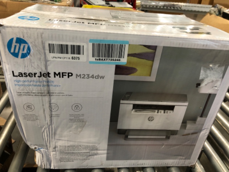 Photo 2 of HP Laserjet MFP M234dw Wireless Black & White All-in-One Printer, with Fast 2-Sided Printing (6GW99F) and Instant Ink $5 Prepaid Code Printer + Instant Ink