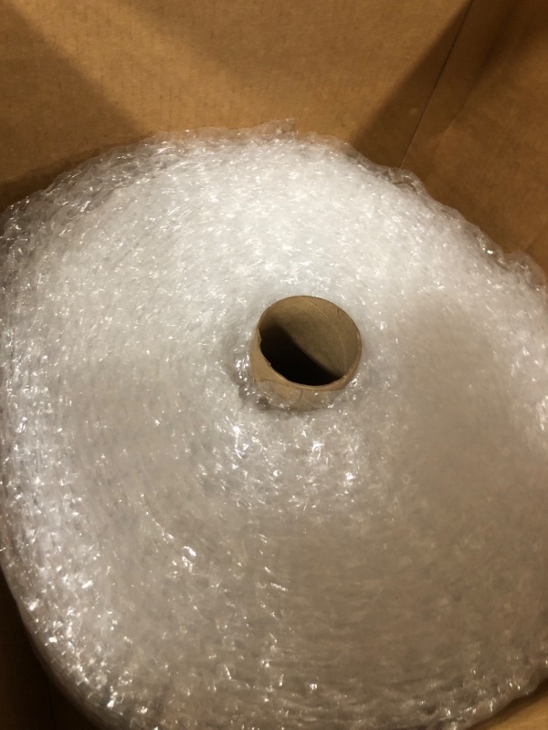 Photo 3 of Amazon Basics Perforated Bubble Cushioning Wrap - Small 3/16", 12-Inch x 175-Foot Long Roll & Amazon Basics Moving Boxes - Large, 20"x20"x15"/12 pack