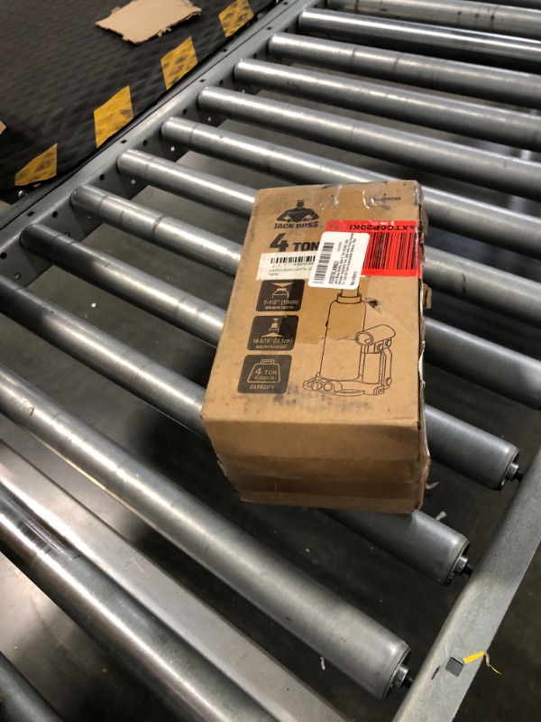 Photo 1 of Jack Boss Hydraulic Bottle Jack Durable Welded Portable 4 Ton (8,800 Lbs) Car Lifts Steel Jack with Pump Handle for Sedans SUV MPV