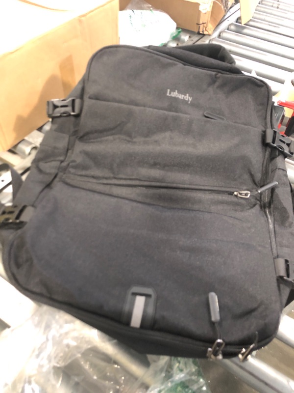 Photo 1 of Travel Backpack for Men Women 17 Inch Flight Approved Carry on Backpack Waterproof Large 40L Luggage Daypack Business College School Weekender Overnight Laptop Backpack with 3 Packing Cubes, Black Black(backpack With 3 Packing Cubes)