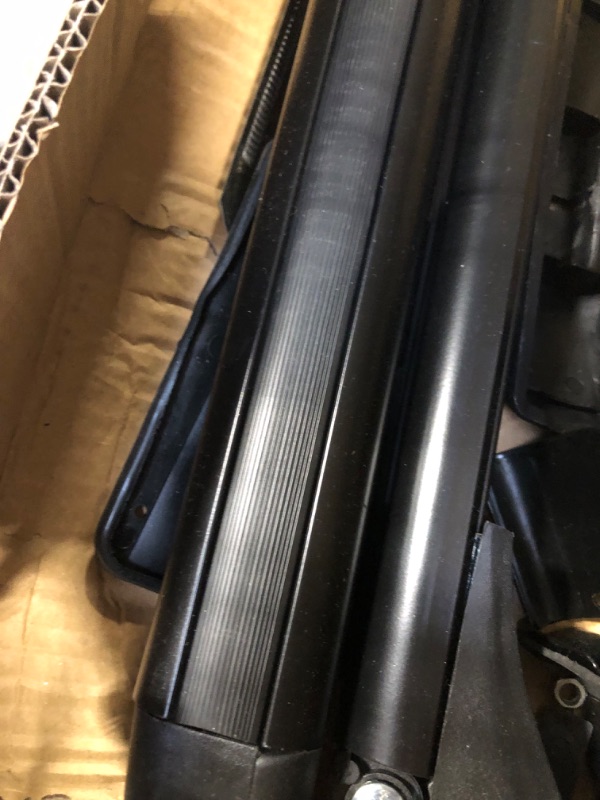 Photo 1 of TBVECHI Roof Rack, Car Top Roof Rack Cross Bar Luggage Carrier Adjustable Window Frame Black Roof Bars