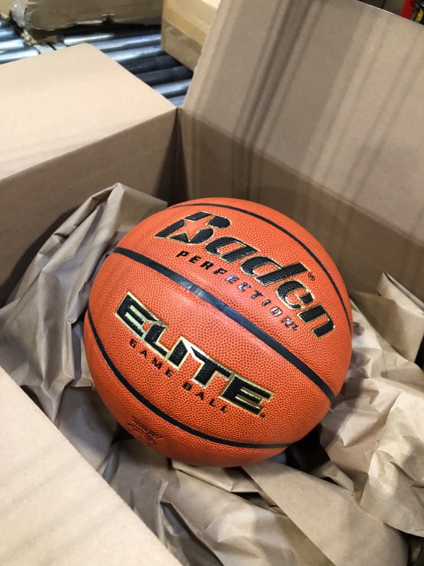 Photo 2 of Baden Elite Indoor Game Basketball Intermediate Size 6 (28.5”)