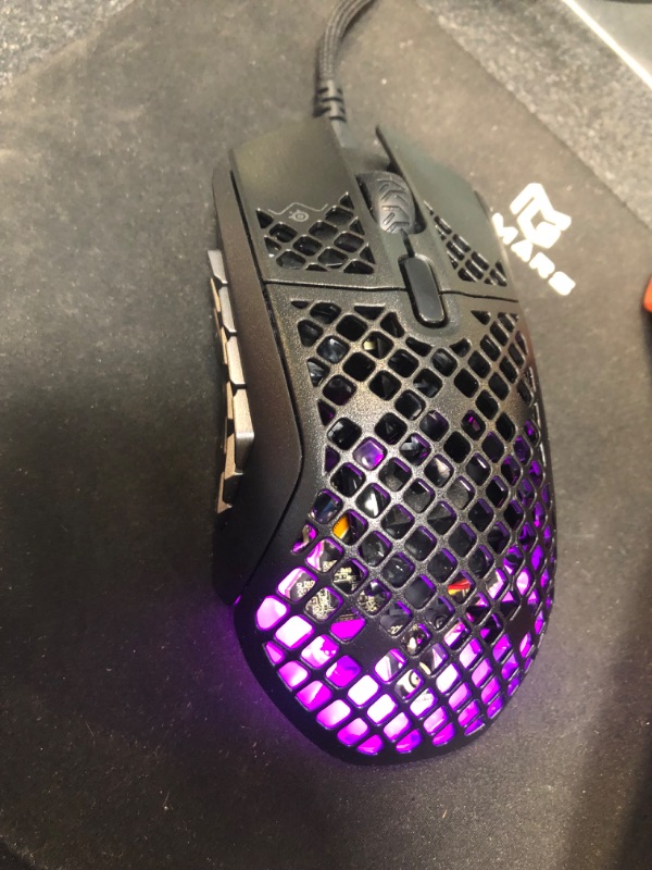 Photo 3 of Aerox 9 Wireless Ultra Lightweight Honeycomb Water Resistant RGB Optical Gaming Mouse With 18 Programmable Buttons